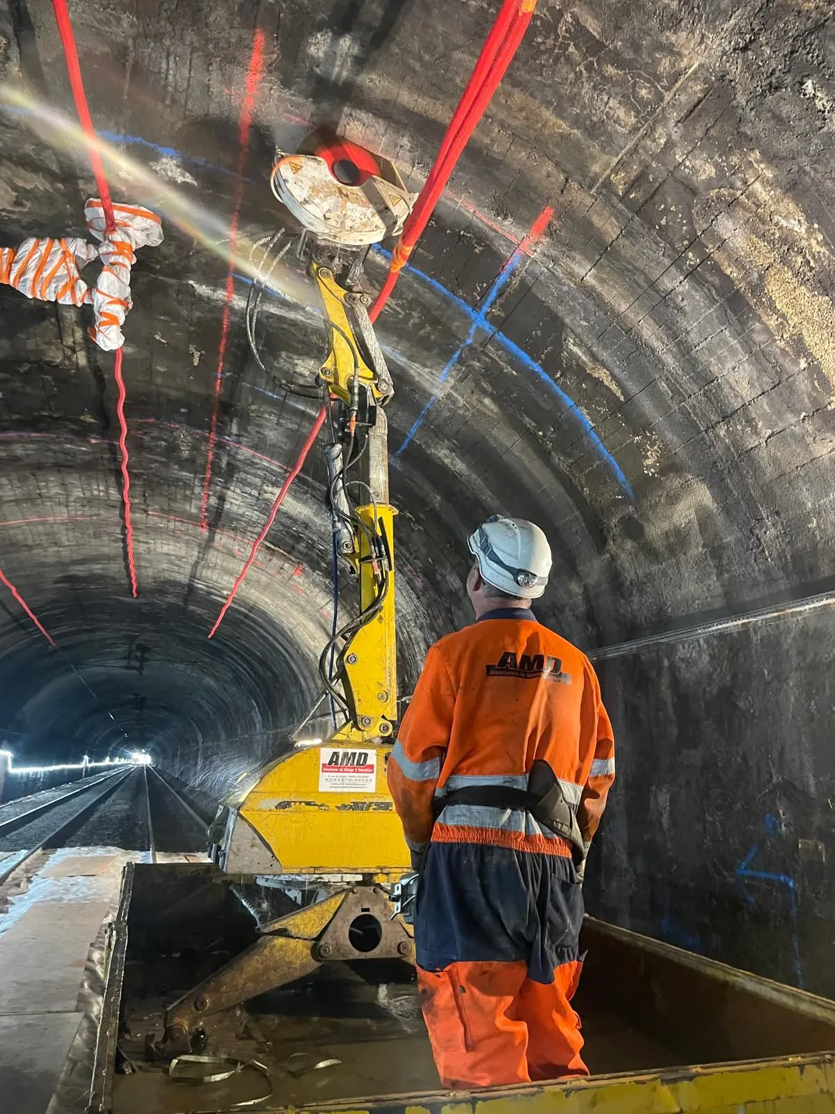 Équipements de chantier pour galeries et tunnels