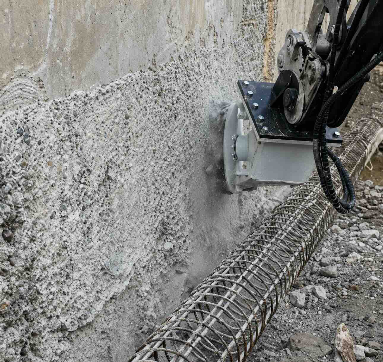 Fraise à disque Série MSW sur chantier